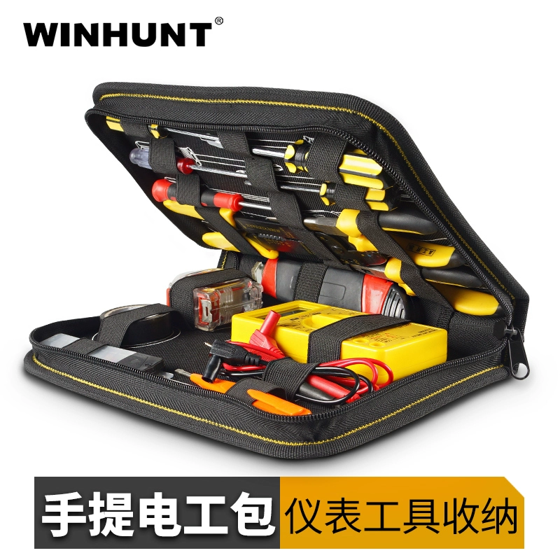 Сумка для инструментов из твердого картона, большая и маленькая портативная сумка для электрика, сумка для инструментов для ремонта сети, сумка для хранения мультиметра
