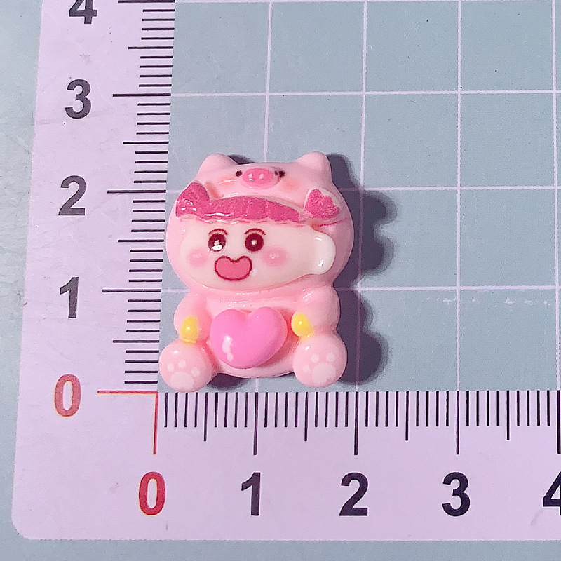 Nuevos dibujos animados pequeños nuevos accesorios de resina diy crema pegamento para el cabello clips para el cabello teléfono móvil agujero zapatos accesorios pegatinas de refrigerador