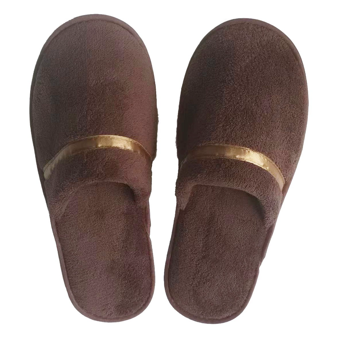 Оптовая лента Коралловые флисовые тапочки семизвездные отели нескользящие и утолщенные