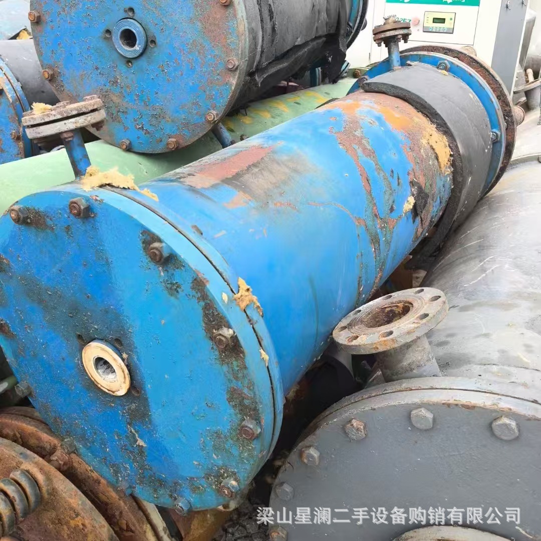 购销二手石墨冷凝器 化工冷却设备 石墨换热器 石墨圆块冷凝器