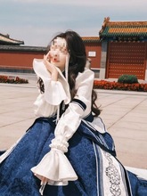 蒙古古装武侠服装汉服少数民族元素中国西藏旅拍写真套装天内发货