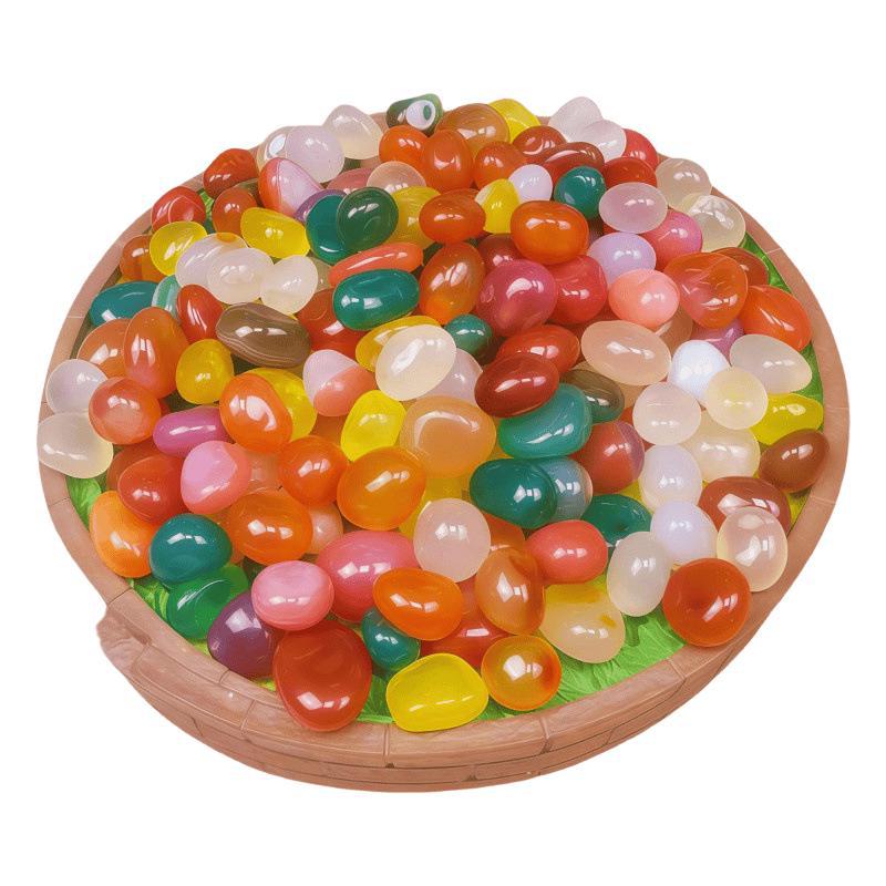 Piedra de lluvia natural colorida piedra rosa guijarro roca pequeña decoración acuario hidropónico de maceta