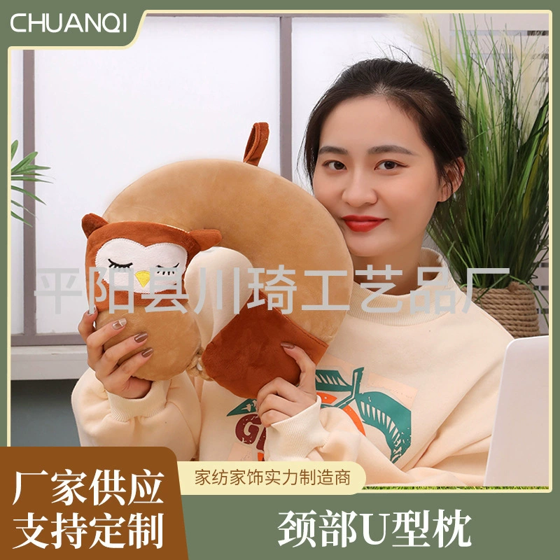 Фабрика прямого производства подушка для шеи U-образная подушка цервикальная подушка мультфильм Милая Повседневная Удобная U-образная подушка