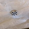 Zirconium from pearl, brand ring with bow, jewelry, on index finger, light luxury style, wholesale