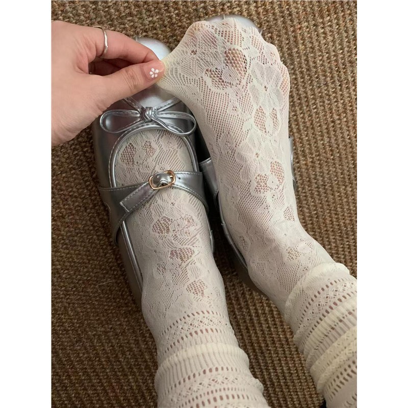 Spring and summer lace stockings ~ ballet wind is really beautiful! It's not too much to want the ceiling!