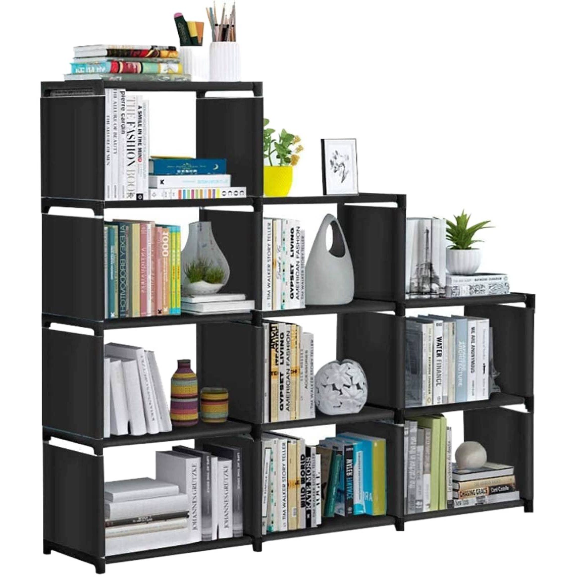 Хранение и организация мелких предметов, небольшое кухонное хранилище для овощей, многоярусная простая книжная полка для дома, минималистичное хранение.