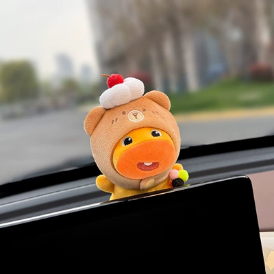 Car Dashboard Display Screen | Car ornaments - authentic-roasted-bear-lulu