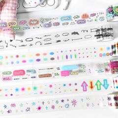 PaperMoreダブル透PETダイカットテープ30mm甘さは人に接するシリーズの韓国系手帳シールテープです。