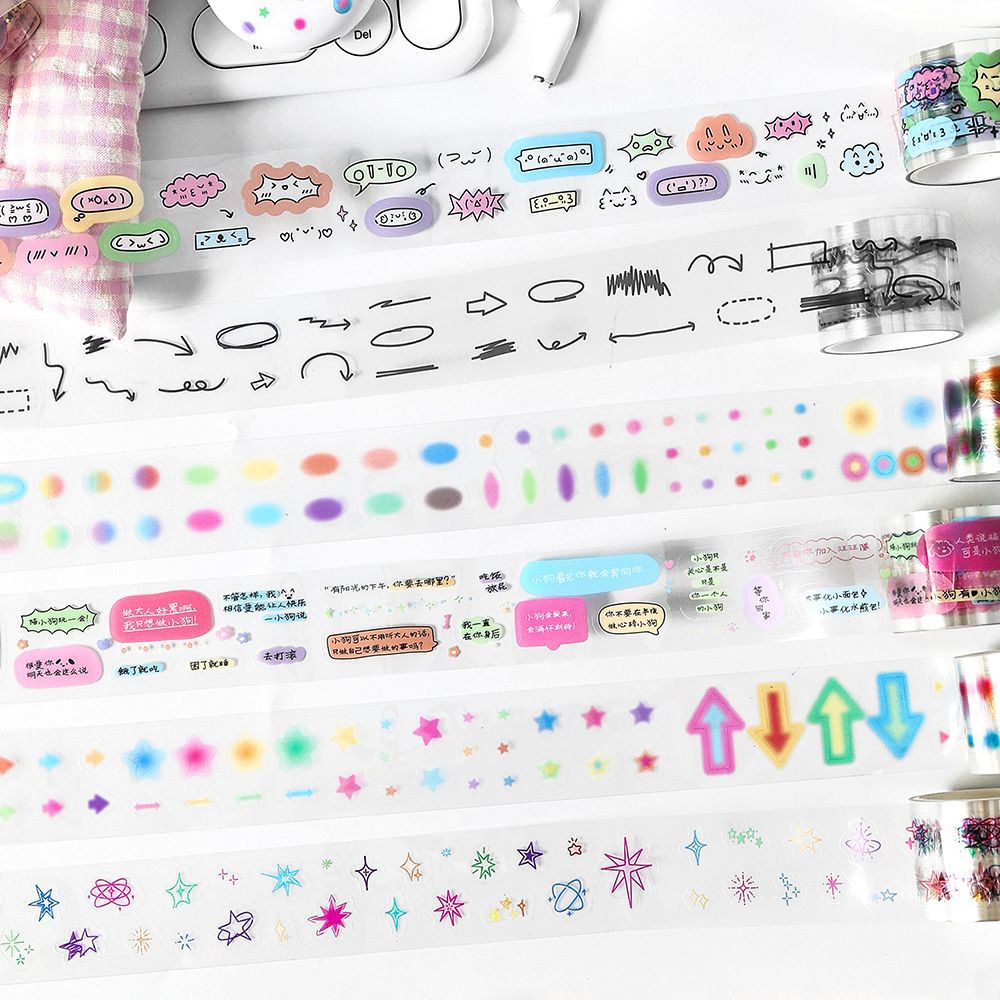 PaperMore doble PET cinta adhesiva 30mm dulce para la serie coreana de cinta adhesiva de contabilidad manual