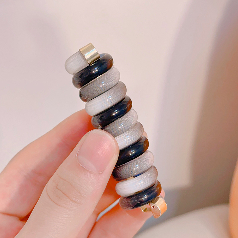 Nueva diadema con cordón para teléfono para mujer, alta gama, de aspecto alto, cabello trenzado, banda de goma, lazo para el cabello para niños, cabello trenzado con cola de caballo