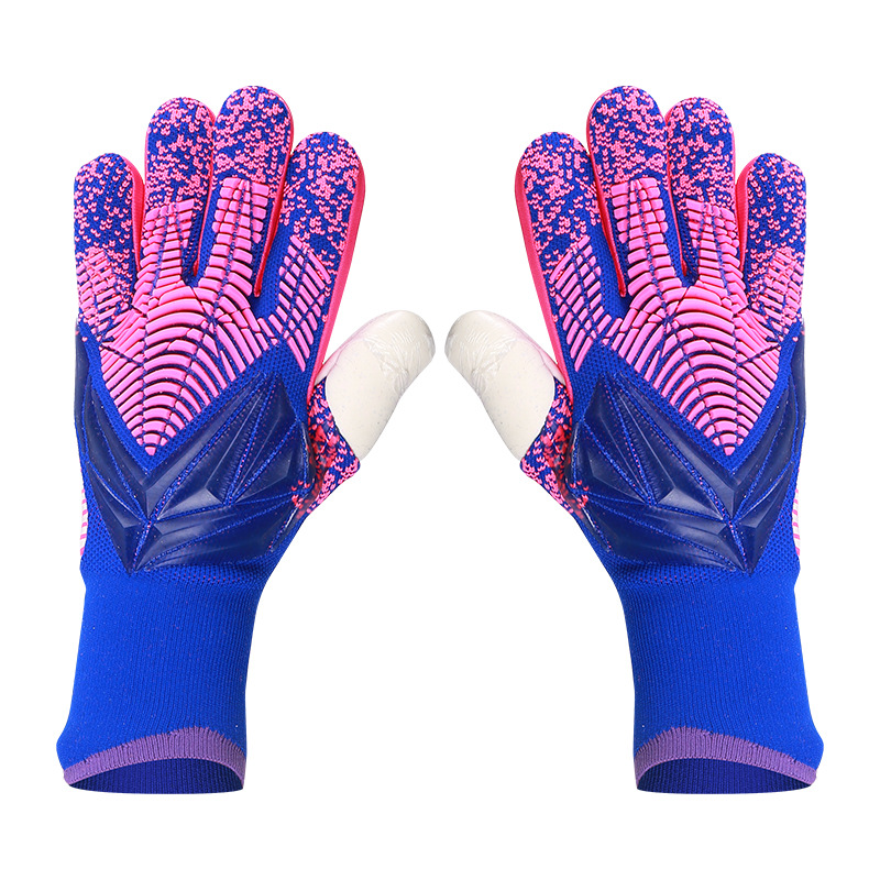 Venta al por mayor Falcon fútbol profesional adulto látex sin dedos transpirable resistente al desgaste engrosado guantes de portero