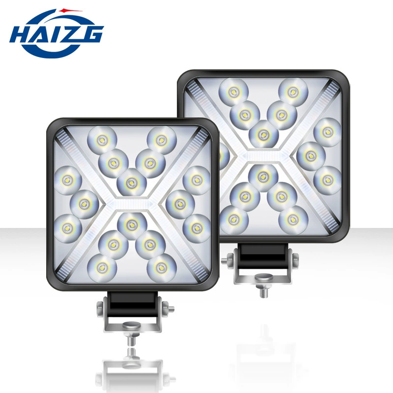 HAIZG Новый светодиодный автомобильный рабочий свет большой вид 48 Вт со вспышкой-прожектором модифицированный светодиодный фонарь для внедорожников