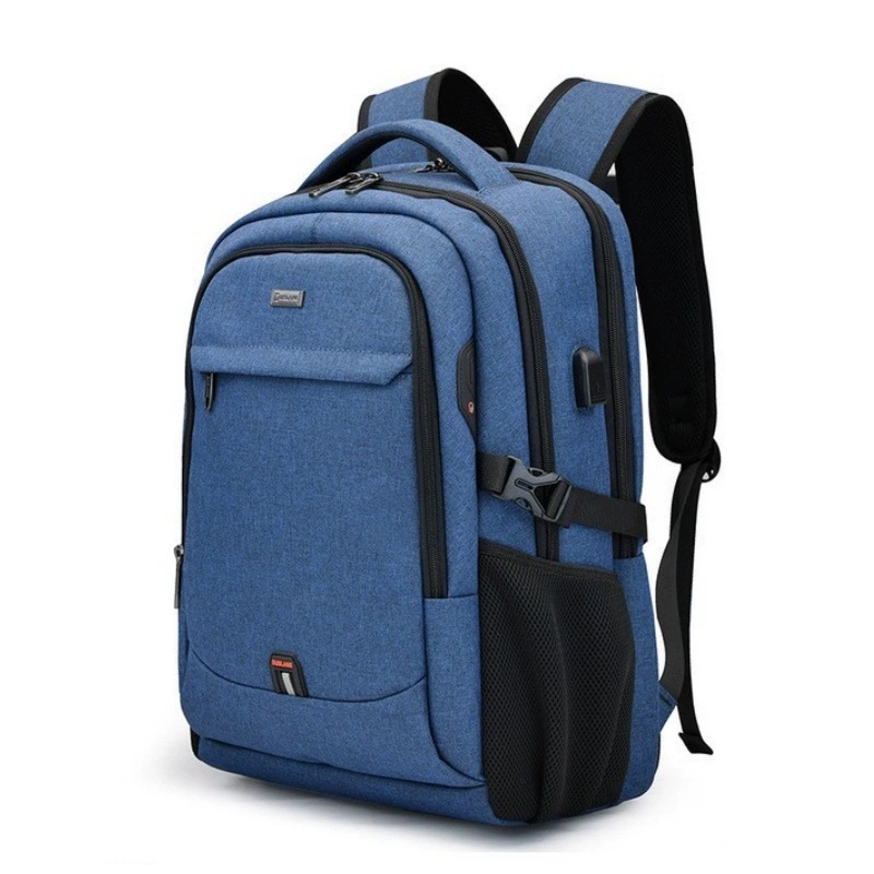 Mochila personalizada Mochila para hombres Viajes de negocios Mochila recargable a prueba de agua USB Mochila escolar para estudiantes de secundaria