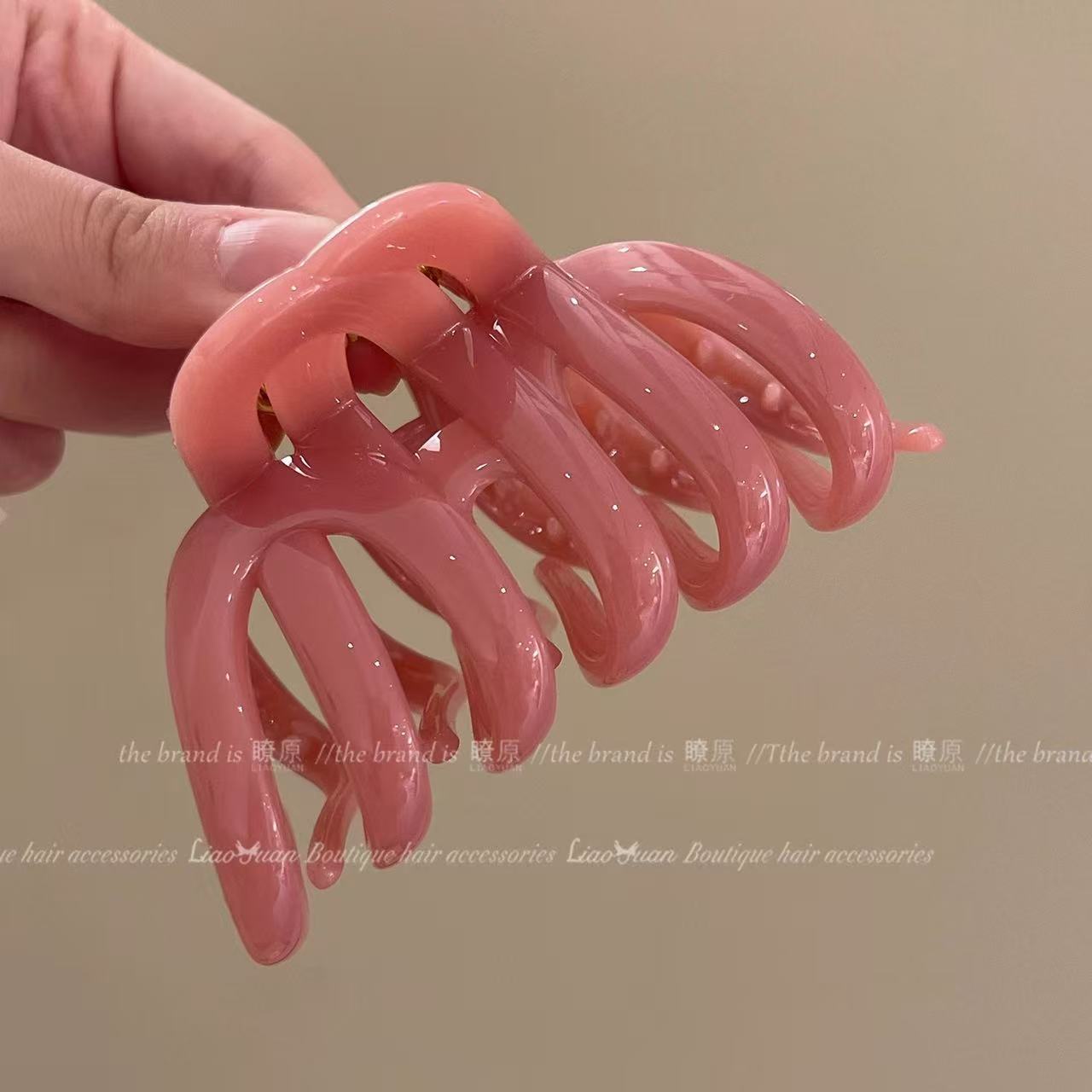 대형 약 9cm 스위트 파우더 호박 그리퍼
