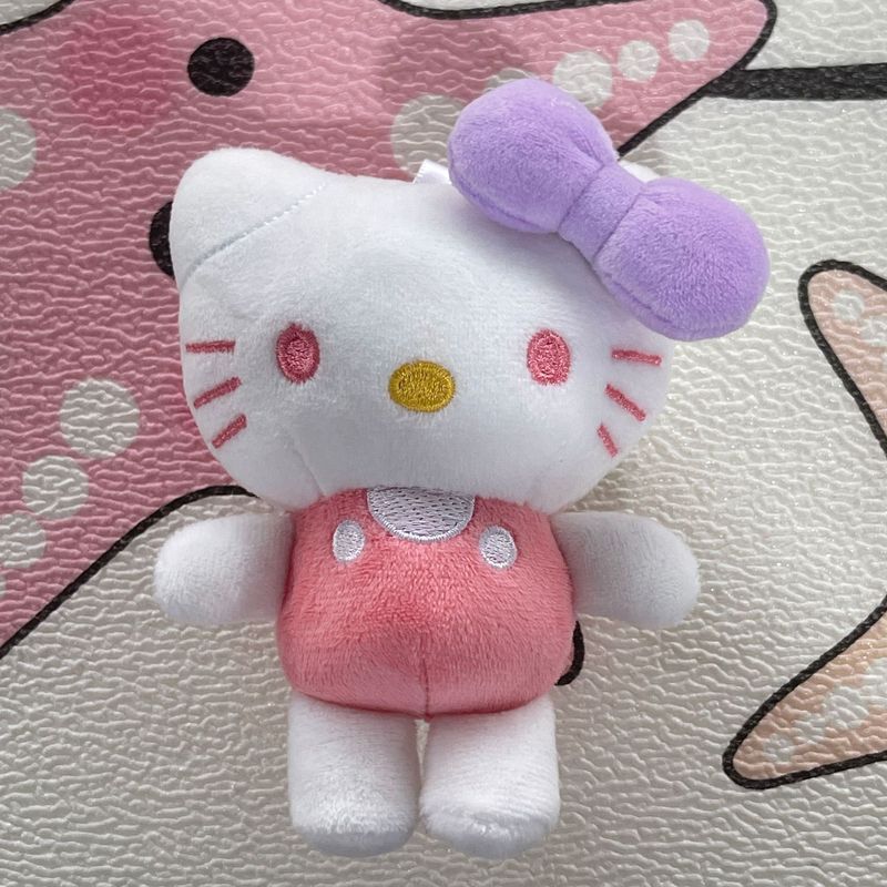 三丽鸥正版HelloKitty毛绒公仔挂件可爱kt猫书包包挂饰钥匙扣玩偶|undefined