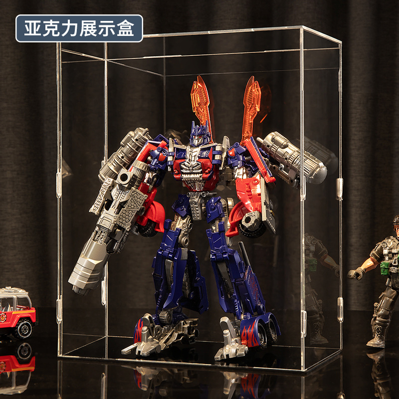 [Набор дисплеев] Optimus Warrior + акриловая коробка — с оружием