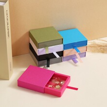 透明PE薄膜展示盒悬浮包装盒珠宝首饰戒指手链盒小商品礼品盒定制