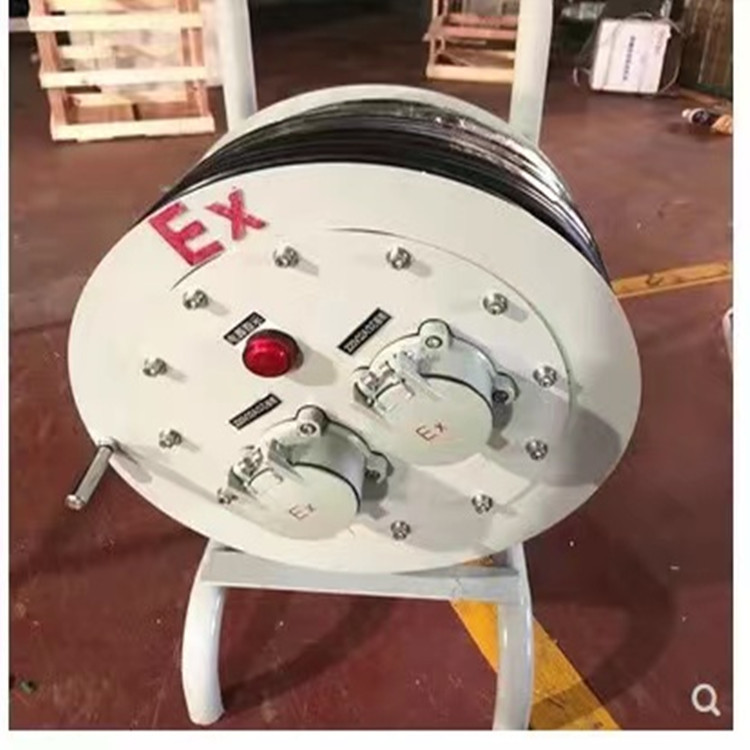 BDX51防爆检修电缆盘 移动式30米50米100米卷线盘 电源插座箱