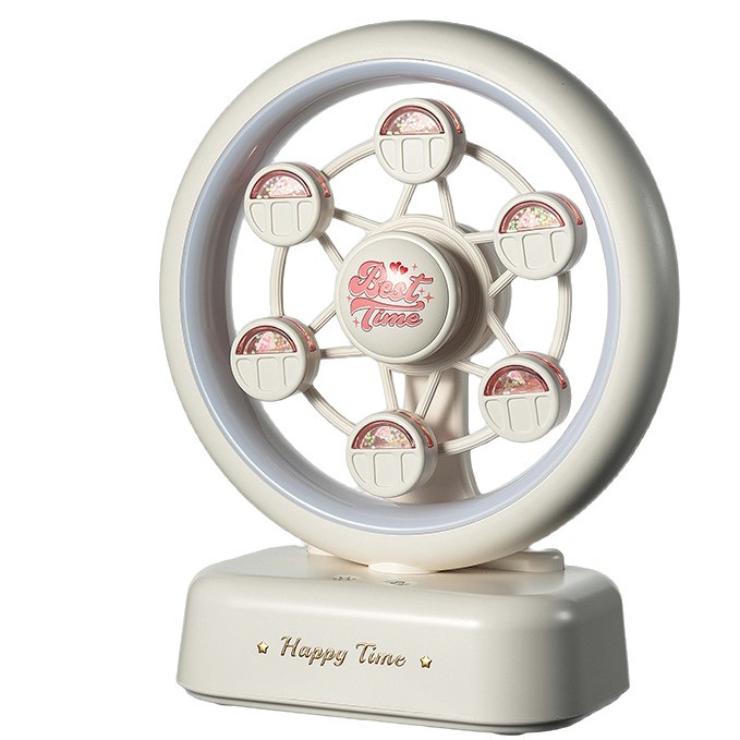 New Ferris Wheel USB Charging Bluetooth Atmosphere Table Mini Speaker RGB Marquee Light_voghion.com