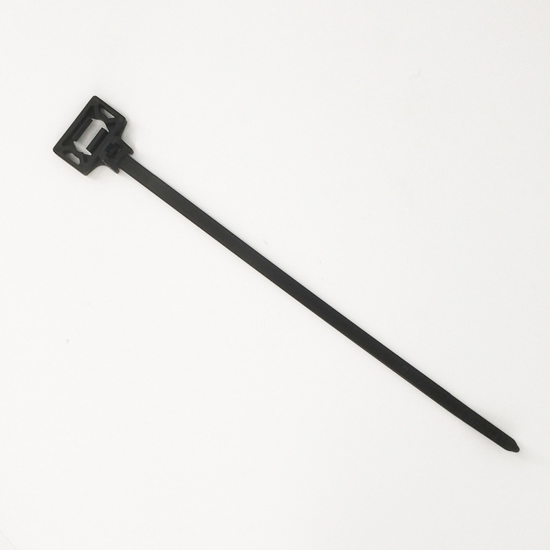 螺柱扎带可退式插销挂钩标牌腰部带线夹螺纹新能源汽车束线带扣