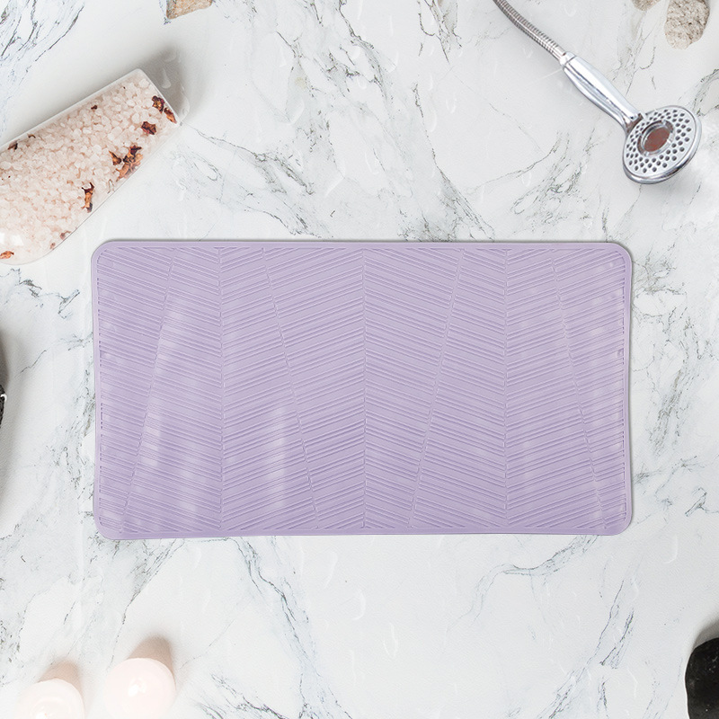 67*37 cuadrado baño antideslizante estera fuerte ventosa TPR alfombra de baño antideslizante alfombra de baño alfombra de bañera