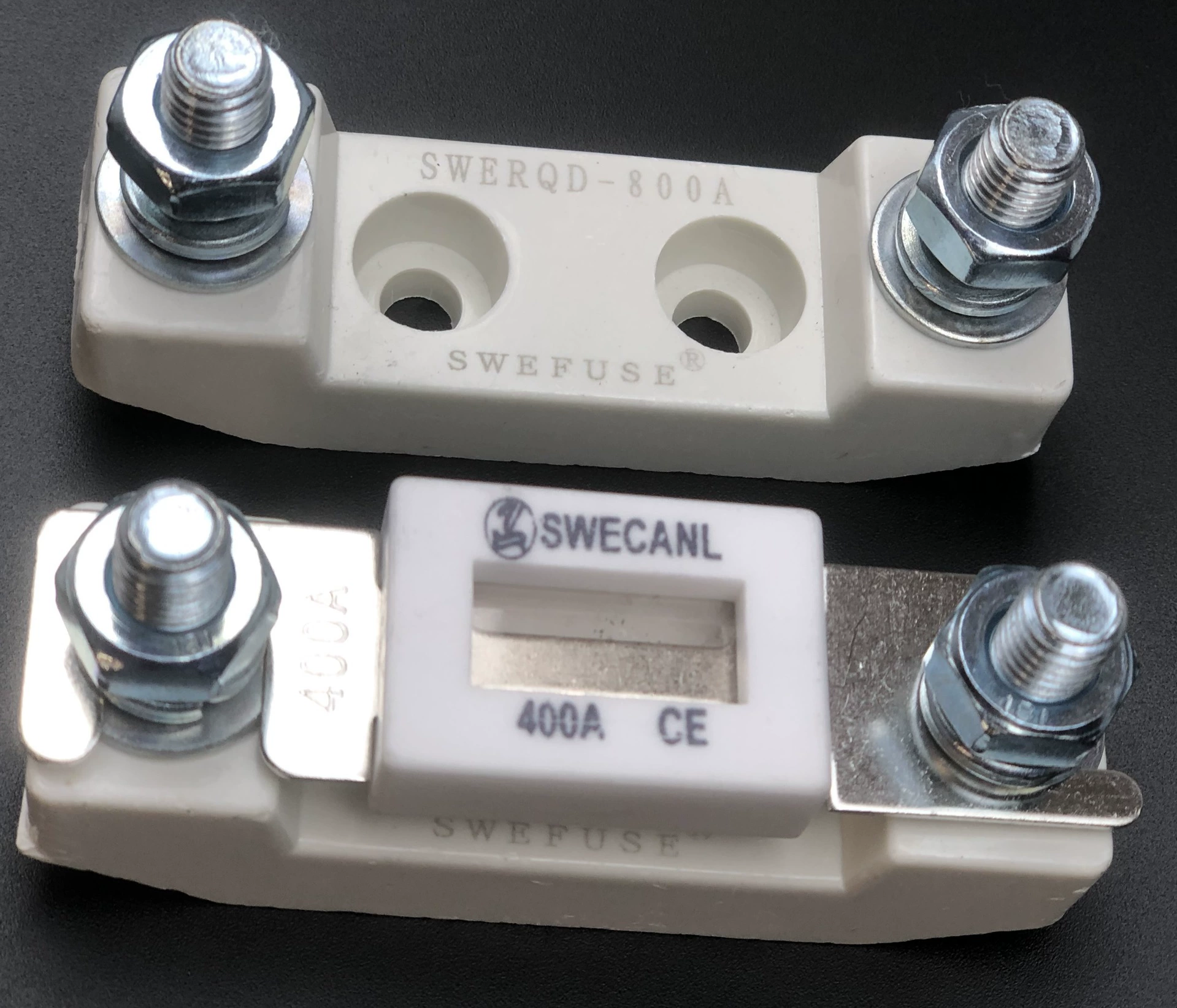 Большой белый керамический болт с винтом для держателя предохранителя основания автомобильного предохранителя с высоким током rqd-1 220 В