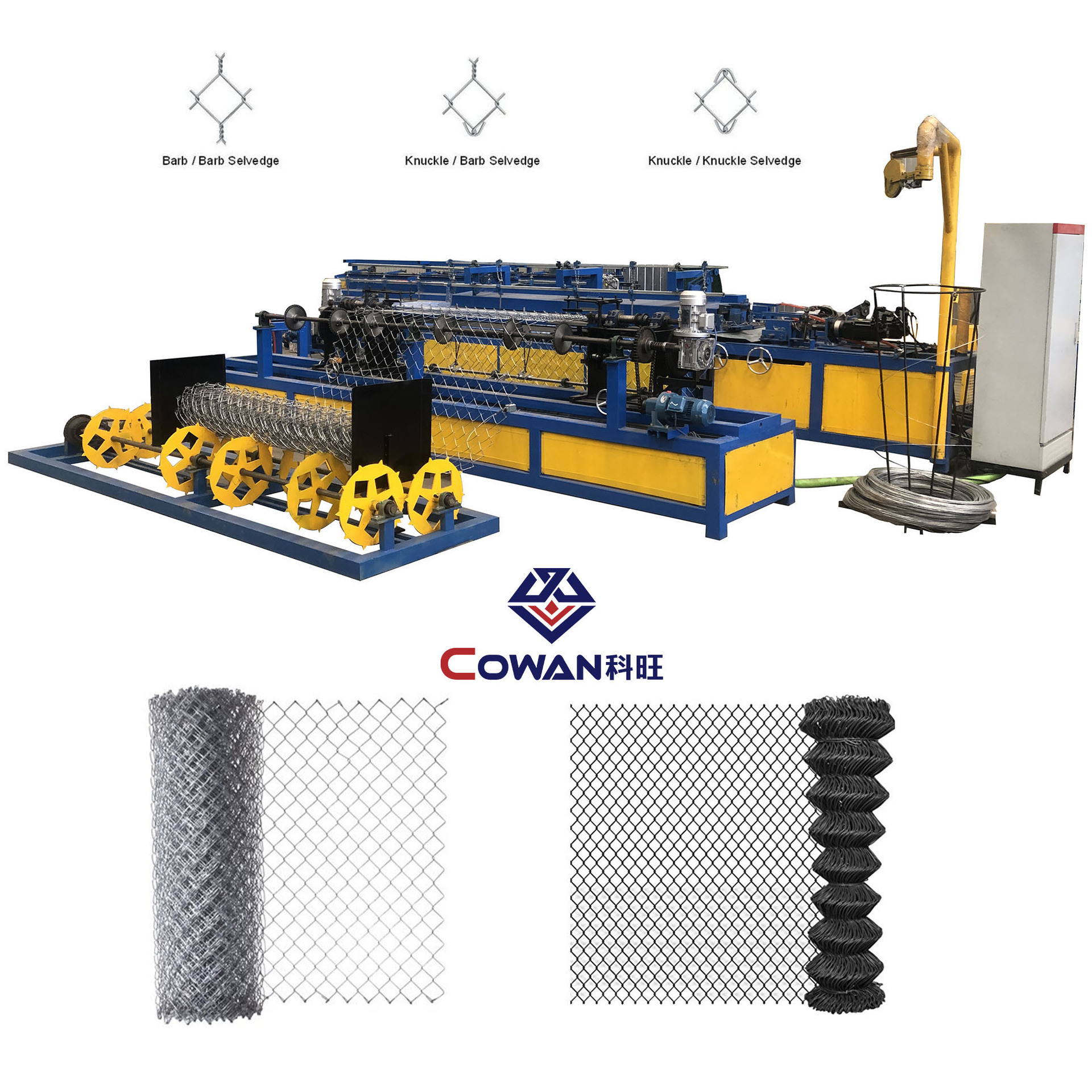 Nueva máquina de malla de cadena automática de doble molde, máquina de malla de anclaje de mina de carbón, máquina de malla de soporte de fondo de pozo, máquina de malla de construcción