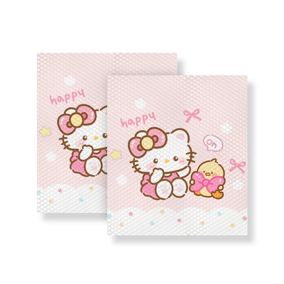 Motorcycle Handle Cover, Grips Anti-Slip Sweat-Absorbing Decorative - one-pair-sitting-pink-cat