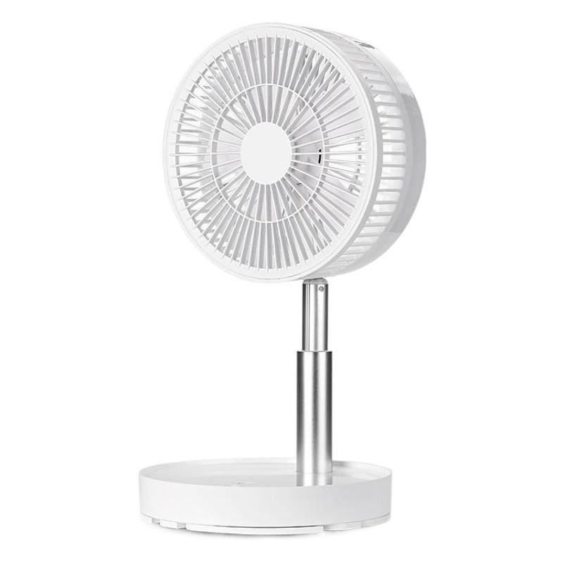 Nuevo escritorio retráctil ventilador eléctrico de almacenamiento portátil USB ventilador de piso noche luz sacudiendo la cabeza de control remoto ventilador plegable