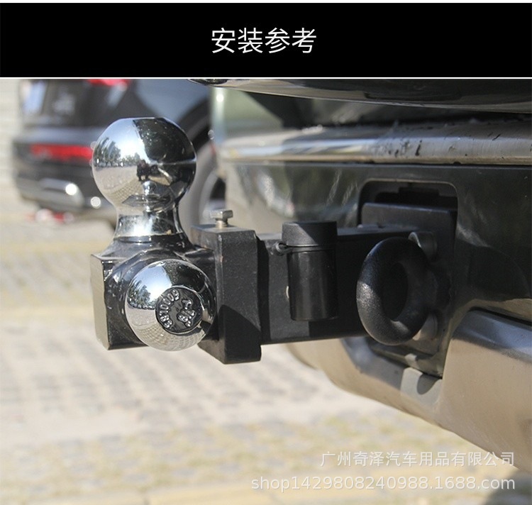 Car Trailer Hook Square Mouth T-Type Anti-Theft Pin Lock Trailer Arm Stainless Steel Dumbbell Lock High-Strength Accessory Tool