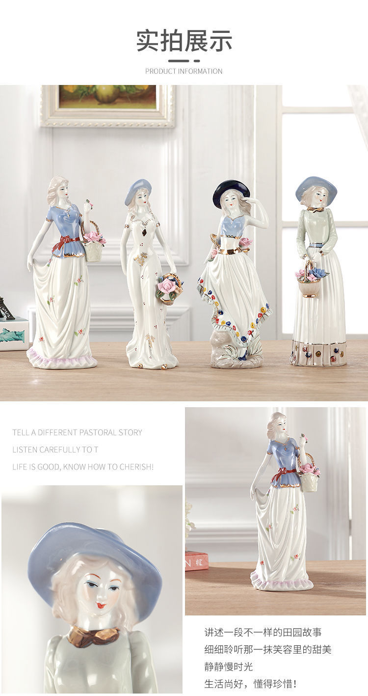 Tanio Europa ceramiczne figurki kosmetyczne wyposażenie domu dekoracja sklep