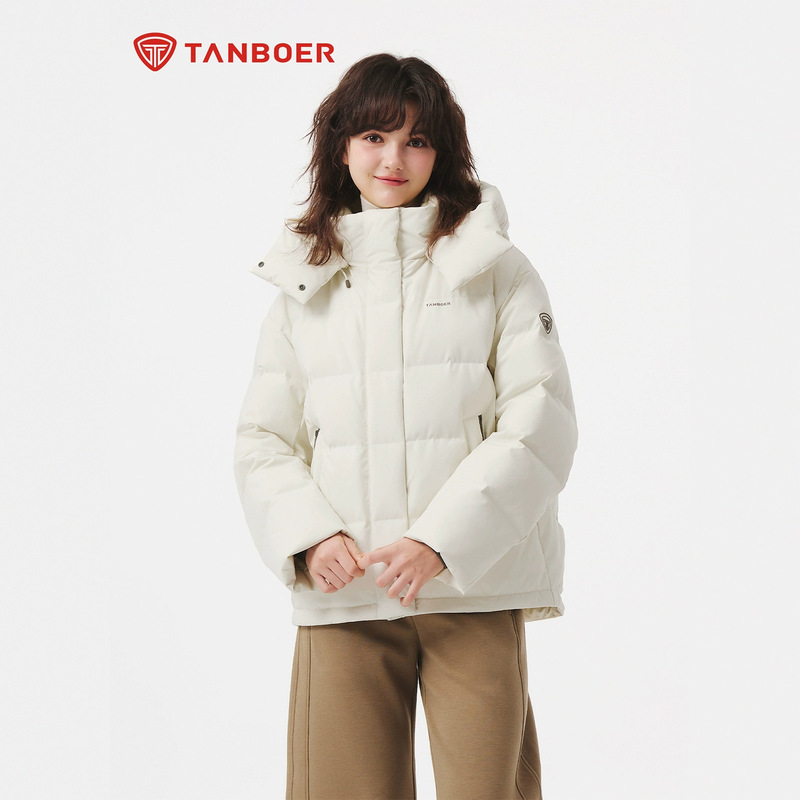 Tambor down Jacket Women's Short Removable Hood Sports Winter Bread Jacket Tb5550386D