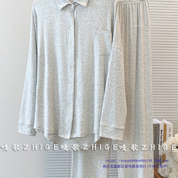 Artificial Cotton Pajamas Women's Style 2025 New Autumn and Winter Long-Sleeved Pants Women's Home Wear Suit Spring