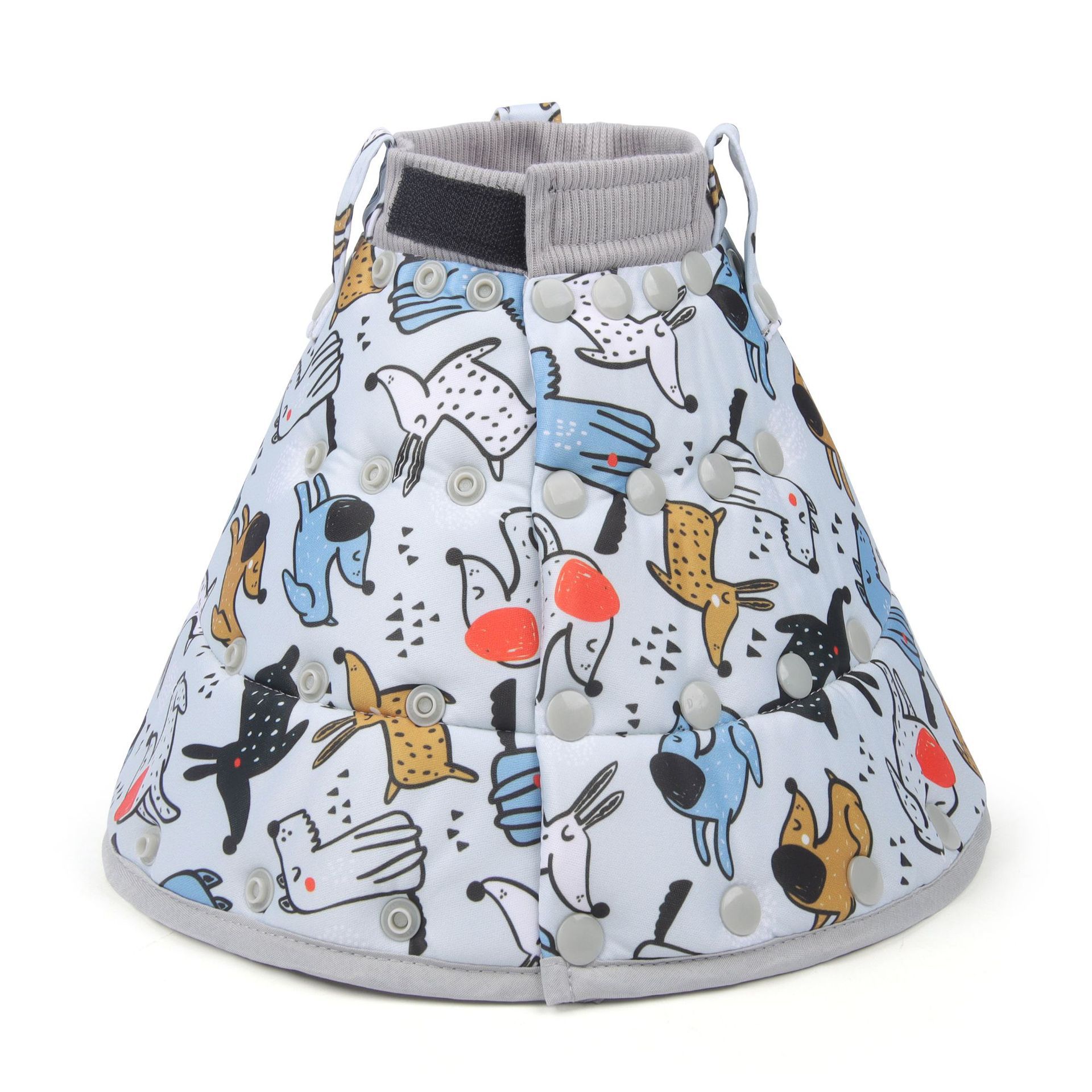 Amazon Cross-border Elizabeth Circle profundiza el cuello suave ajustable Elizabeth Circle Dog Collar al por mayor