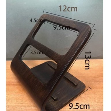 Estante de almacenamiento de mesa de café de escritorio de estilo japonés suministros domésticos simples sala de estar multifunción rack de control remoto universal soporte de madera curvada