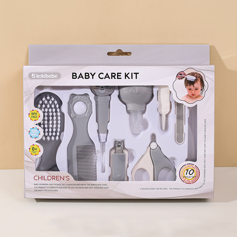 Kit de Cuidado e Higiene para Bebés Set de 10 Piezas con Limpiador de Oídos y Cortaúñas image 8