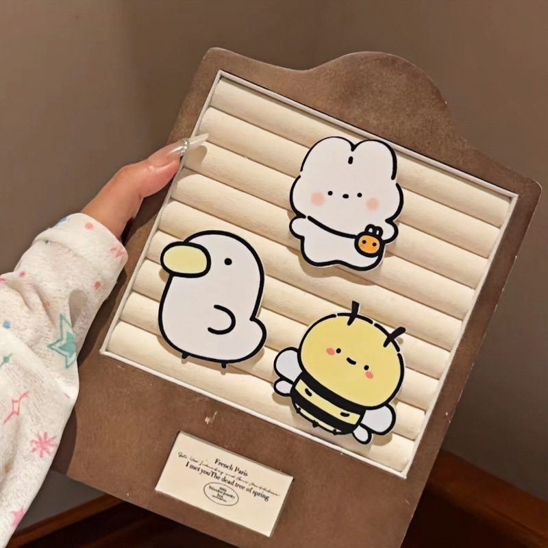 New cute bee and chick hair accessory for girls, bangs and stray hair fixer, traceless hair accessory for face washing, gift for students and girlfriends
