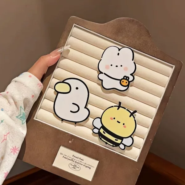 New cute bee and chick hair accessory for girls, bangs and stray hair fixer, traceless hair accessory for face washing, gift for students and girlfriends