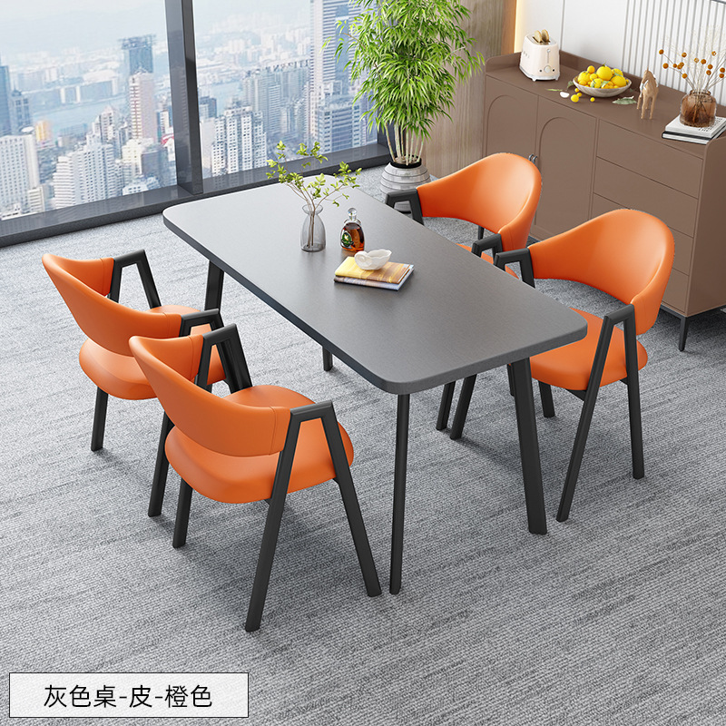 北欧の長方のテーブルは簡単で、業務的に接客します。