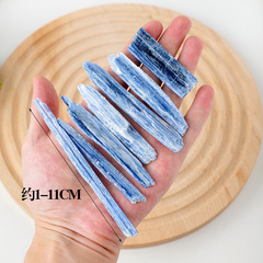 Natural Crystal Blue Crystal Ore Mineral Specimen 1-11cm Single Crystal Random Shaped Raw Stone Bar Factory Wholesale