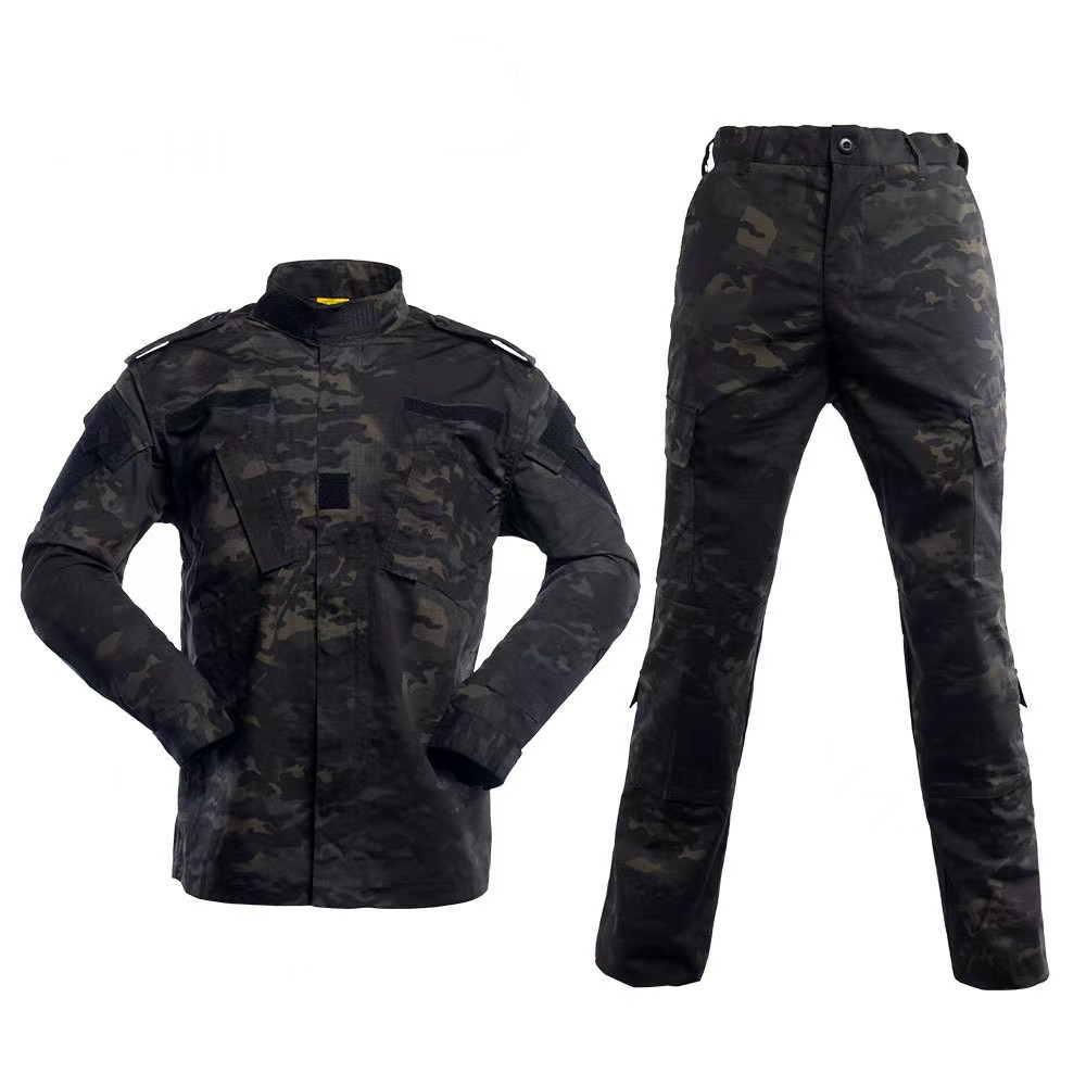 Traje de camuflaje ruso Little Green Man, conjunto de ropa de trabajo para hombre, ropa de fanático militar, traje de camuflaje resistente al desgaste de manga larga, traje táctico de entrenamiento
