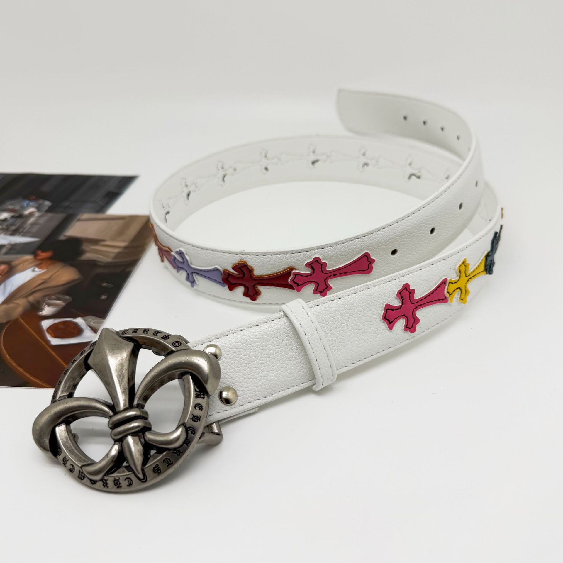 Cinturón cross de color CH cinturón clásico cinturón de jeans para hombres y mujeres cinturón de moda retro cinturón de moda cinturón de moda