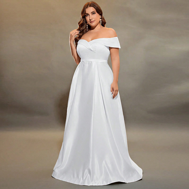 Satín un hombro vestido de noche de verano nuevo Aliexpress desfile vestido de fiesta fábrica de suministro