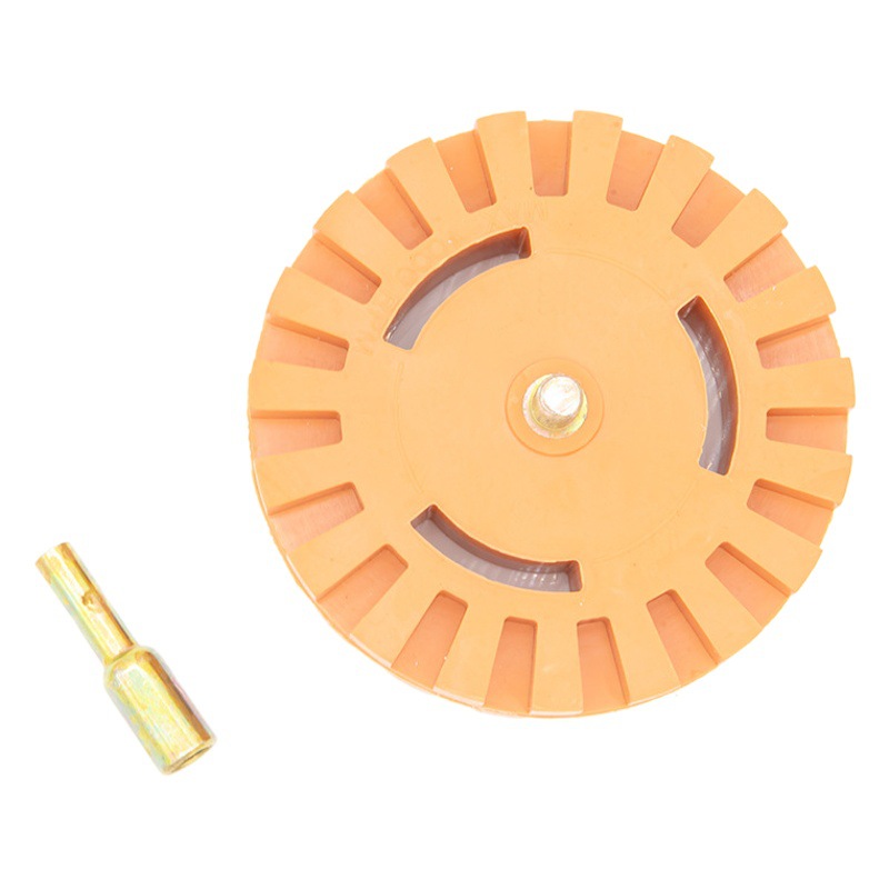 4 pulgadas de goma rueda de eliminación de goma Placa de eliminación artefacto cabeza de eliminación de goma neumática taladro de mano eléctrico cuerpo de coche publicidad papel adhesivo