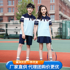 瀾洋貝子供スポーツウェアクラス服夏服小学生制服セット運動会夏小学校オーダーメード