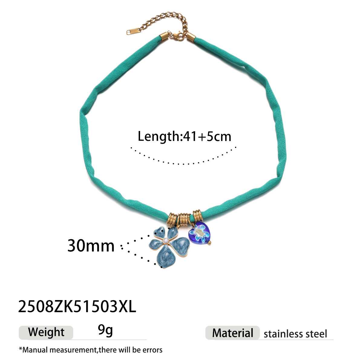 Collar de acero inoxidable de alta calidad de lujo ligero, collar de colgante de flores de aceite de goteo de titanio no se desvanece para mujeres