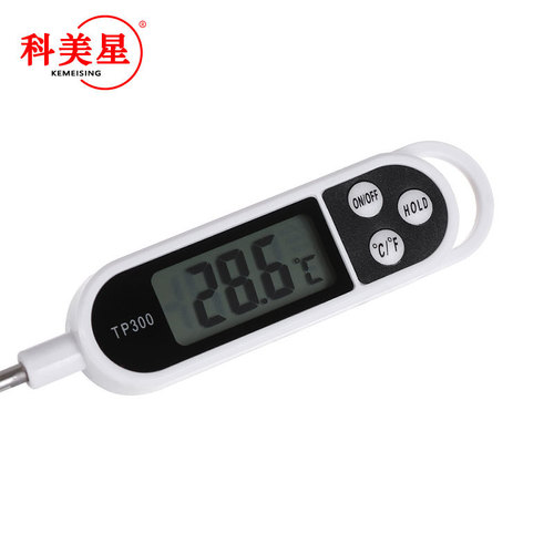 TP300 probe type food electronic thermometer pen type barbecue BBQ room temperature water temperature oil temperature air conditioning gas temperature measurement