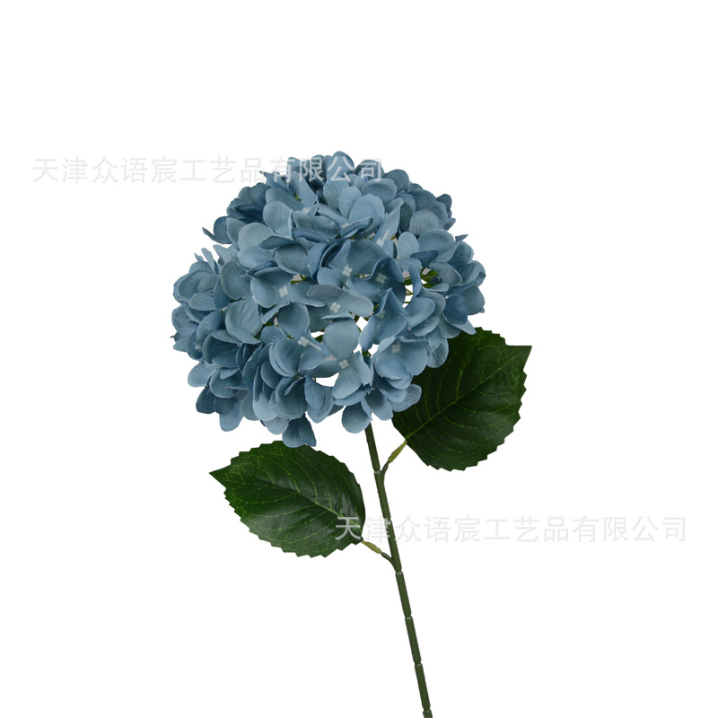 Large hydrangea single branch simulated single lollipop hydrangea…