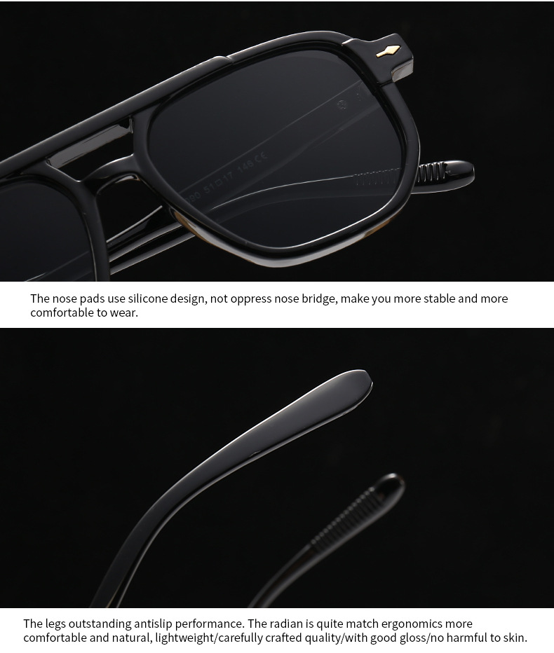 Retro Artistic Sunglasses For Men With Anti-blue Light Protection_voghion.com