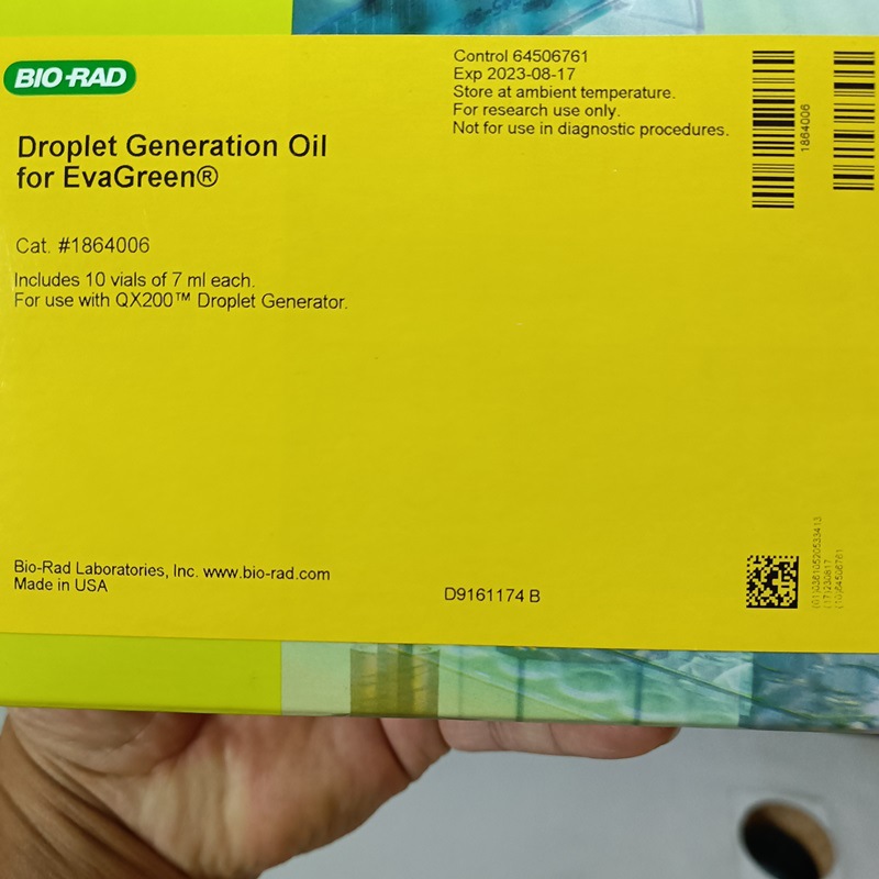 伯乐Bio-Rad1864005QX200™Droplet Generation Oil for EvaGreen